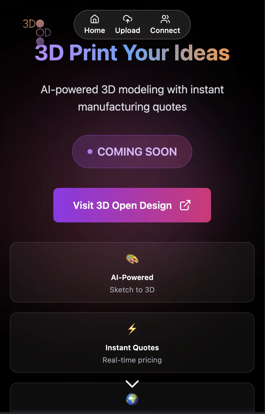From Concept to Launch: The 3dod.org 3D Printing Platform